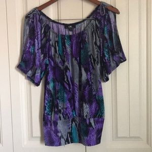 Snake Skin Print Blouse